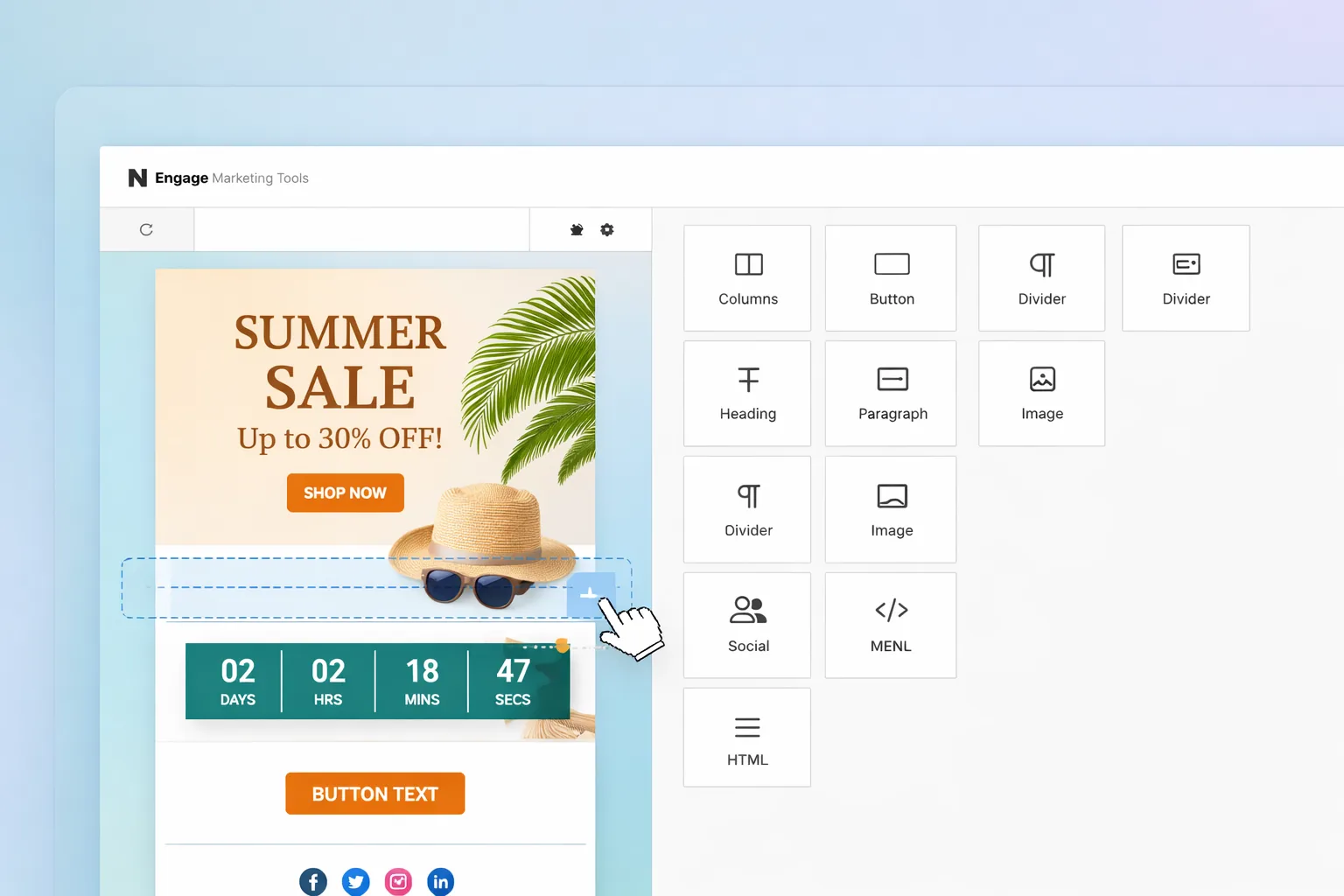 Email template editor